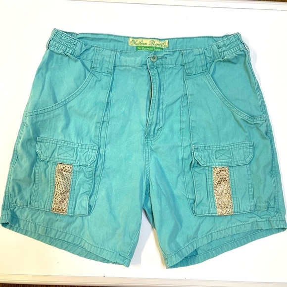 Southern Point Company The Harpoon Short Coastal Blue Cargo Fishing Shorts; 32 - Picture 1 of 12